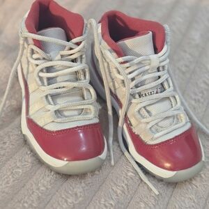 Nike Red and White Sneakers